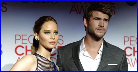 Jennifer Lawrence y Liam Hemsworth