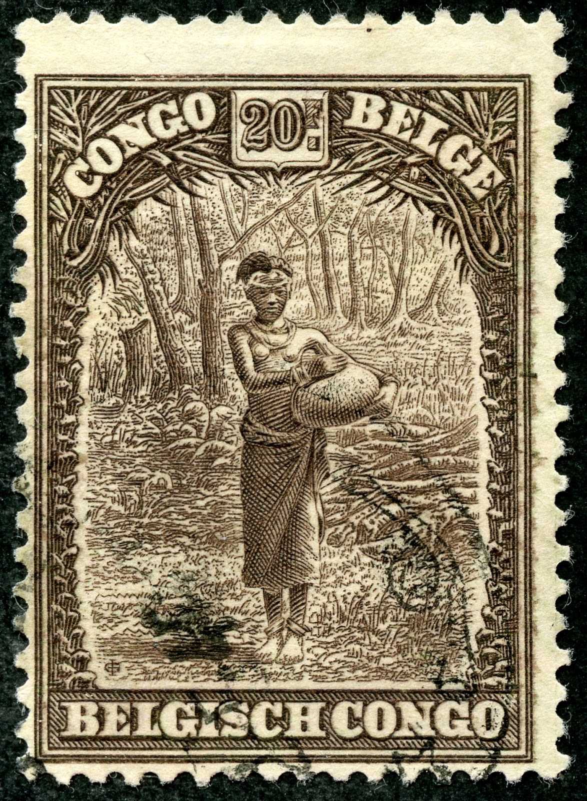 Big Blue 18401940 Belgian Congo Stamps Part II A closer look
