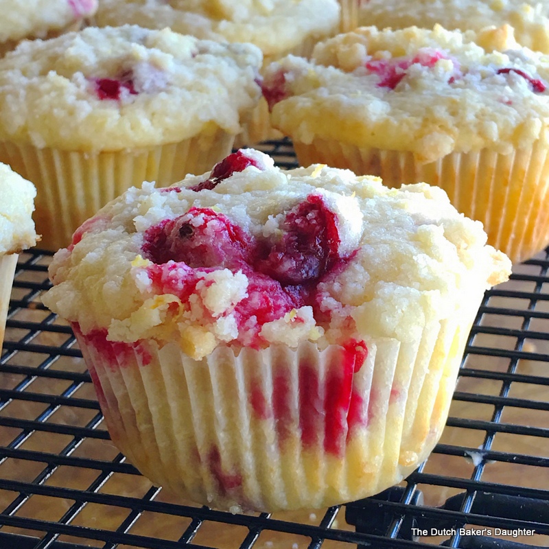 The Dutch Baker's Daughter CranberryLemon Crumb Muffins