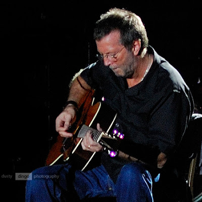 Eric Clapton going acoustic. Perth 2007. Copyright Sheldon Levis 2011