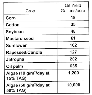 through the looking glass algae in your gas tank food yield percentage chart