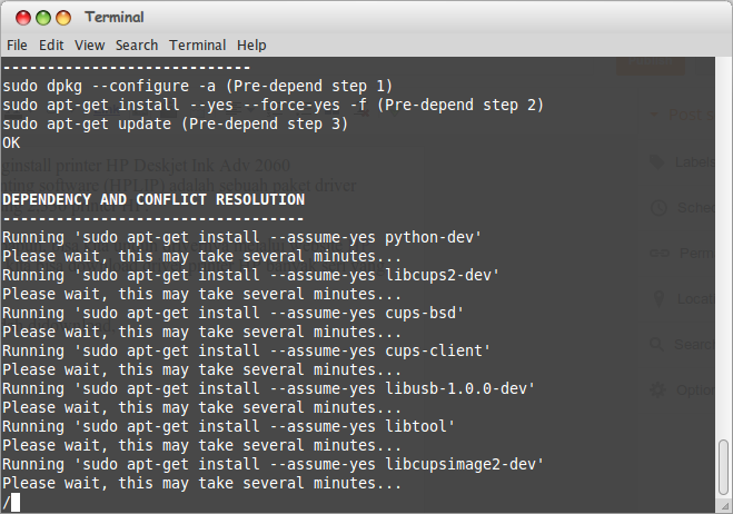Cara Install Printer HP 2060 di Linux Cara Install Printer HP 2060 di Linux