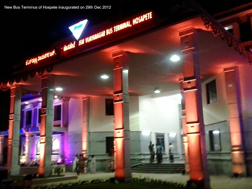 New Bus Terminus of Hosapate Proudhadevaraya Institute of Technology