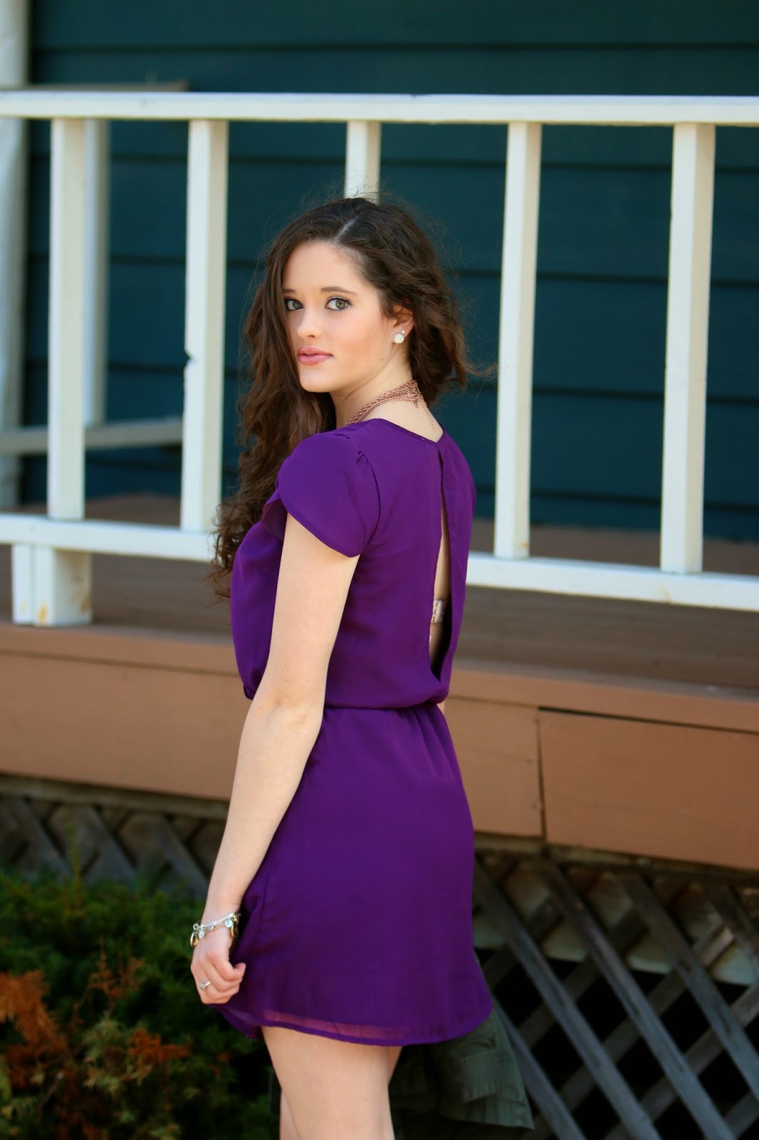Kathleen's Fashion Fix: To Tell You The Truth :: purple dress + cowboy ...