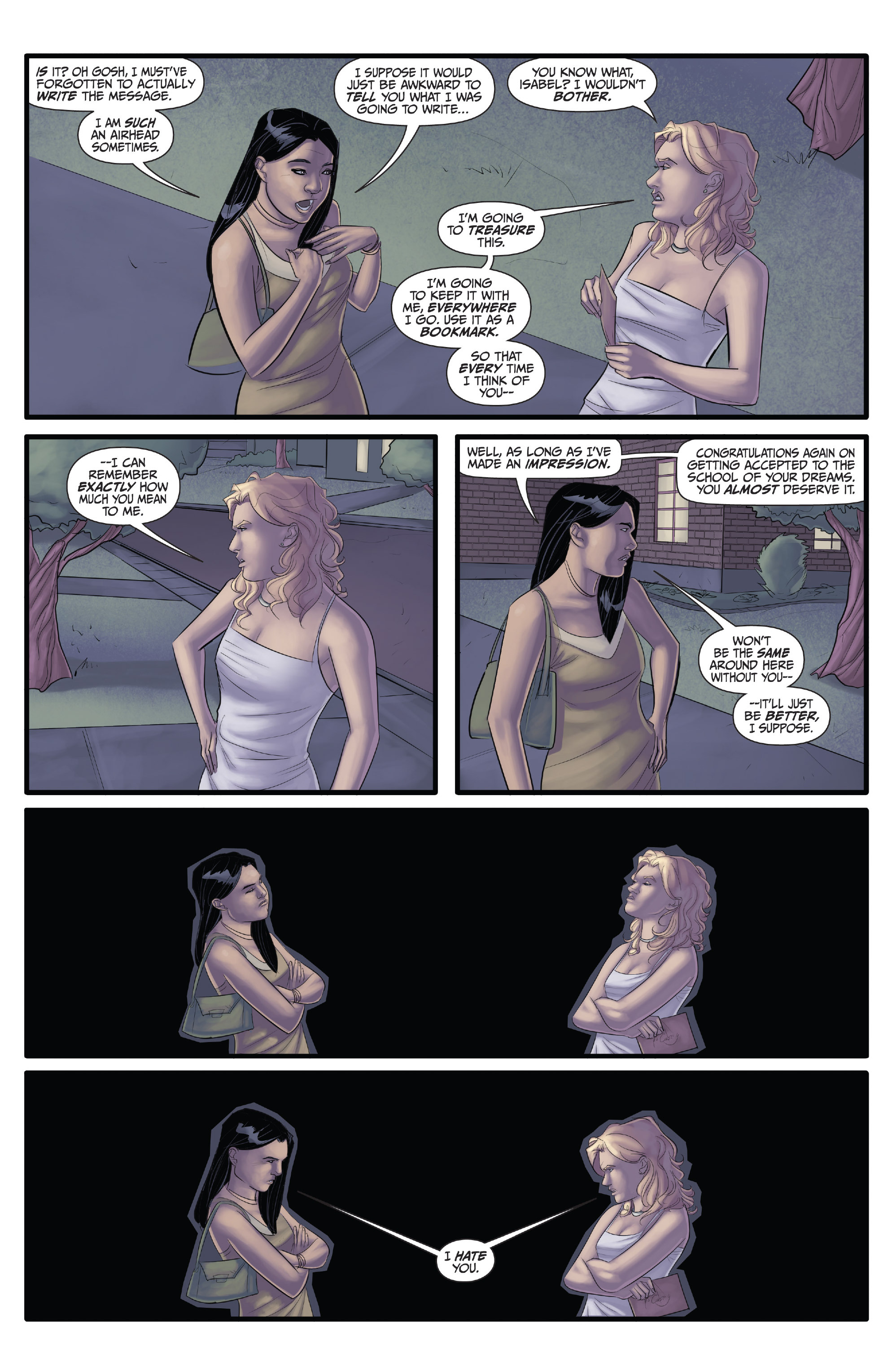 Read online Morning Glories comic -  Issue #39 - 21
