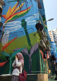Berburu Street Art dan Kuliner Halal di Jalan Alor, makanan halal di Jalan Alor, Street Art Jalan Alor, kuliner halal jalan alor