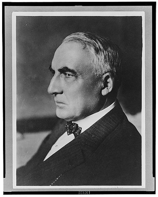 Warren Harding, August 1920 (Library of Congress)
