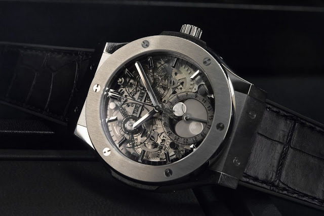 Replica Hublot Classic Fusion Titanium Self-winding Aerofusion Moonphase 45mm Watch