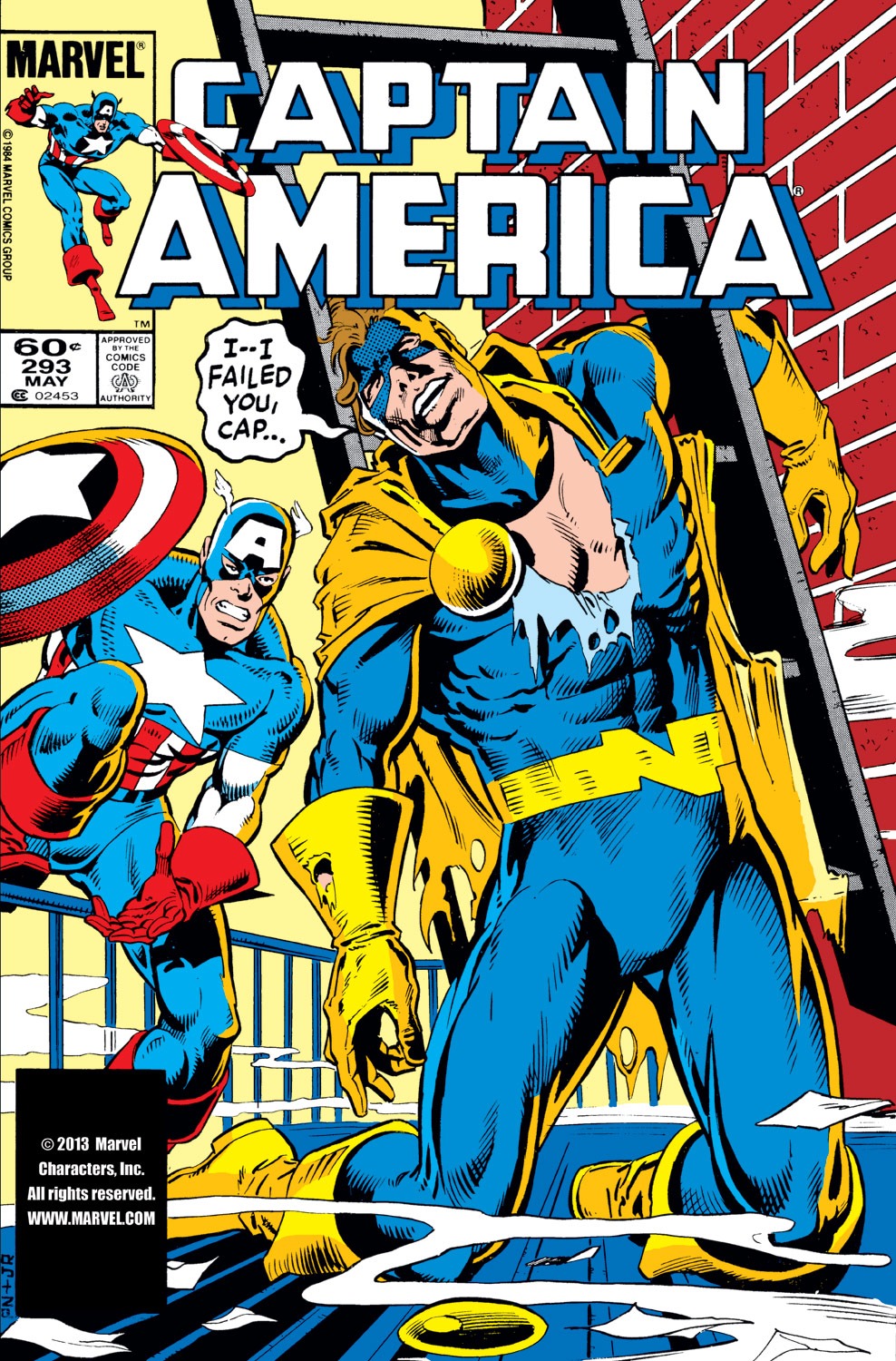 Read online Captain America (1968) comic -  Issue #293 - 1