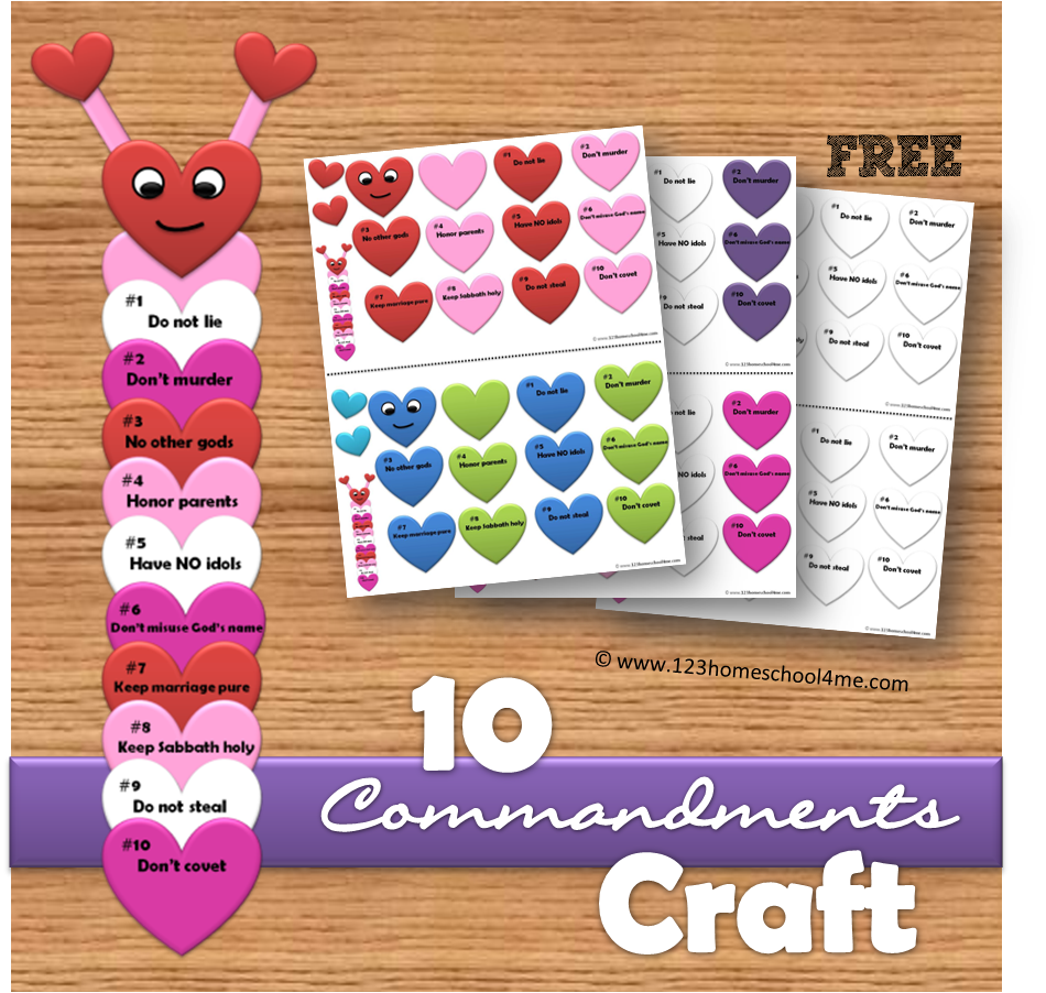 10-commandment-valentine-craft