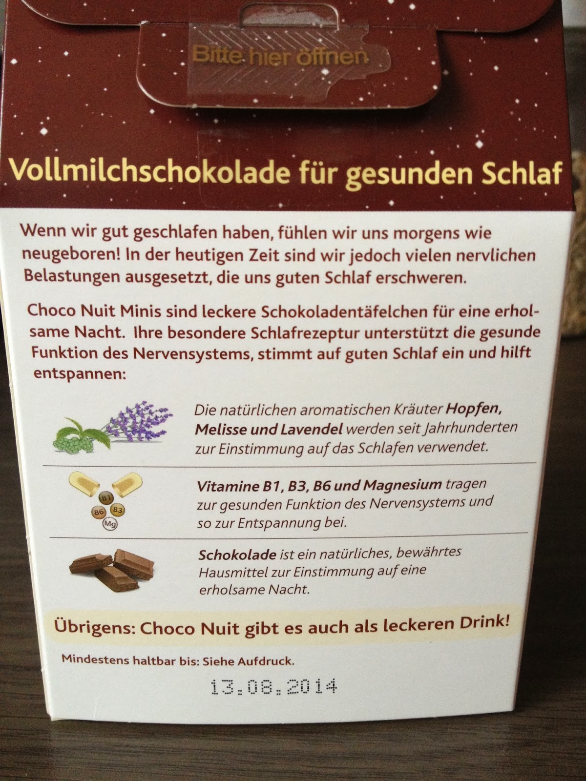 My Lifestyle and Me: Schokolade für gesunden Schlaf?