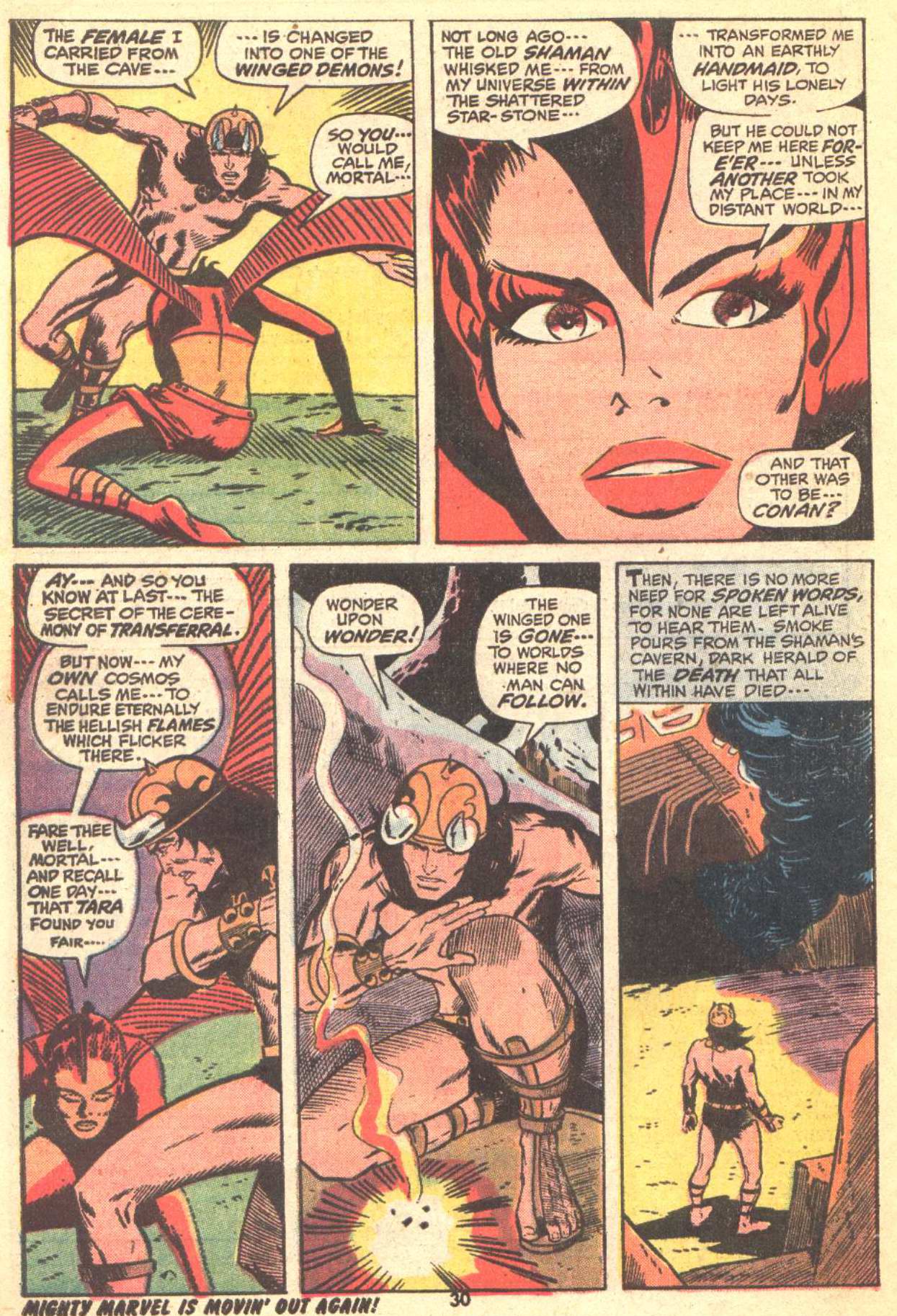 Read online Conan the Barbarian (1970) comic -  Issue #22 - 21