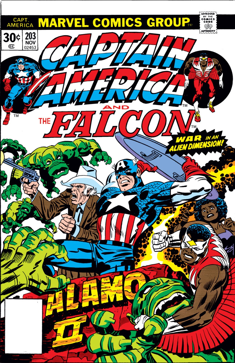 Read online Captain America (1968) comic -  Issue #203 - 1