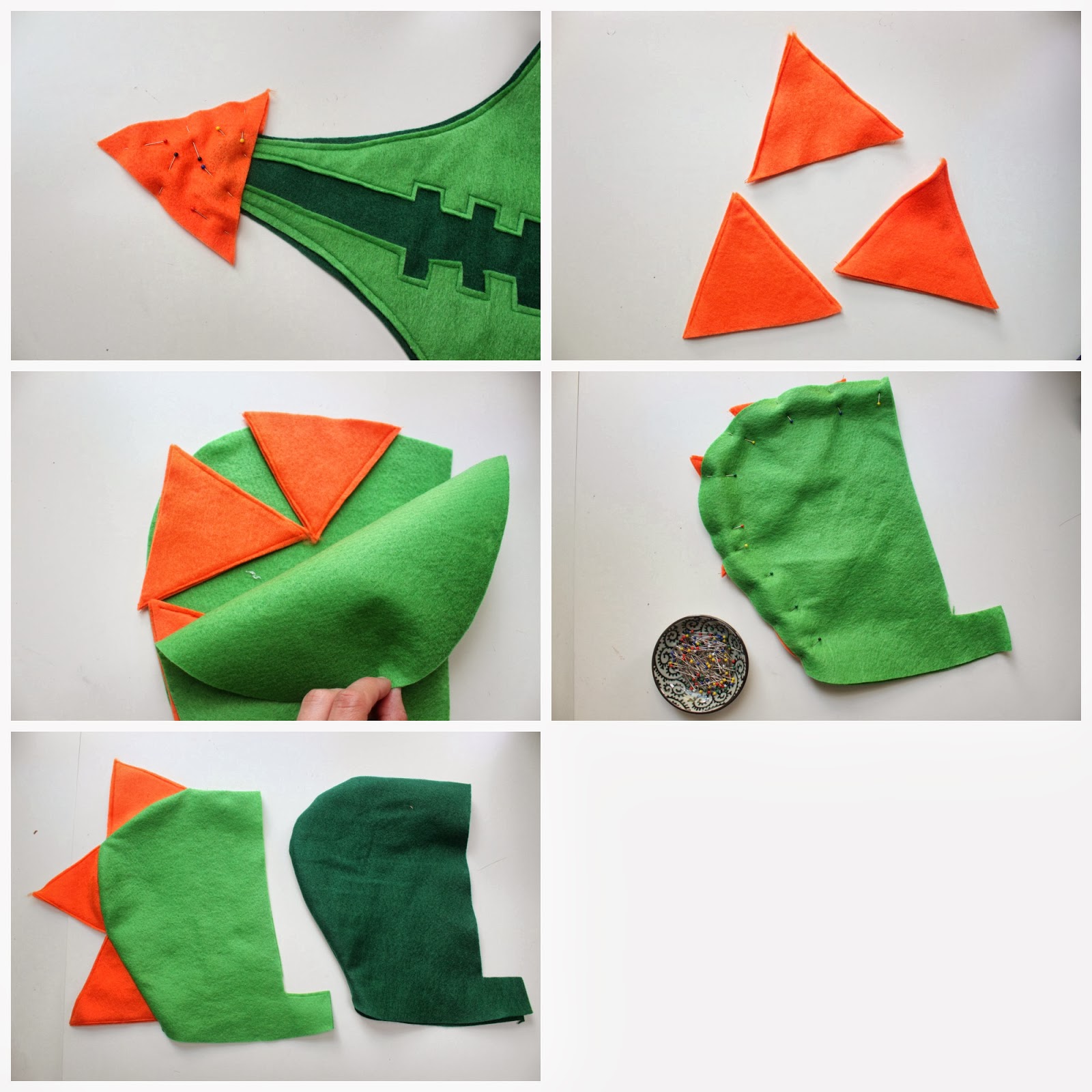 EAT+SLEEP+MAKE: Fall Felt Series: Hooded Dragon Cape