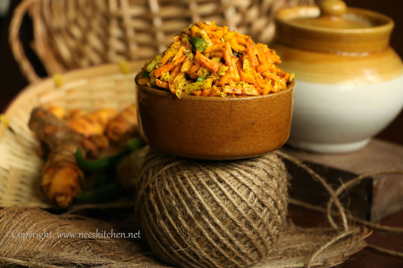 Turmeric Ginger Chili Pickle Nee's Kitchen