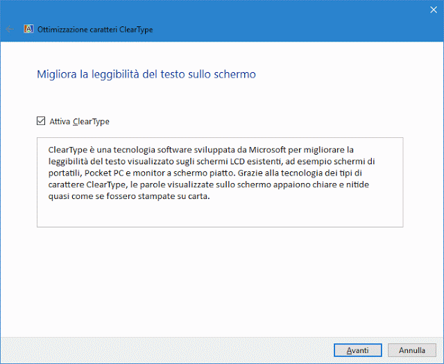 Scritte sfuocate o non ben definite su Windows, come risolvere