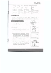instruction manual pressure cooker operating user taiyo operation guide living