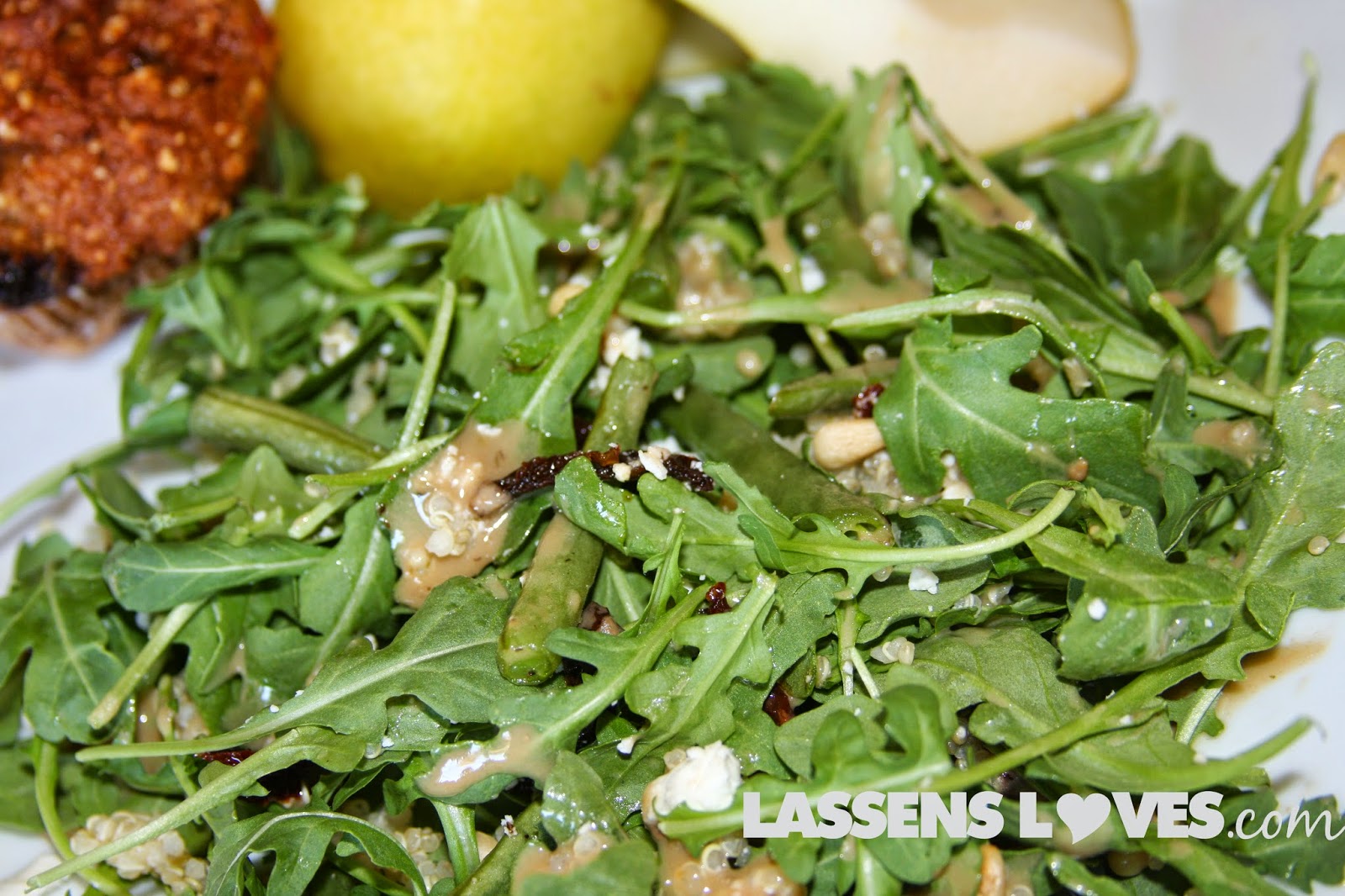 Drews+Dressing, Lemon+Goddess, arugula+salad, asparagus+salad, quinoa+salad