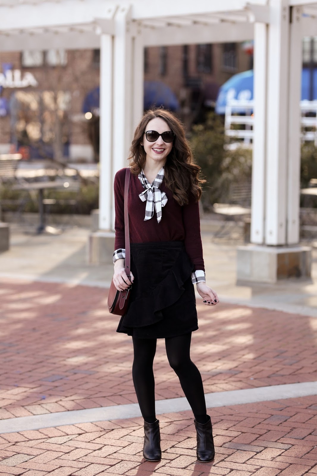 Velvet Ruffle Skirt Caralina Style