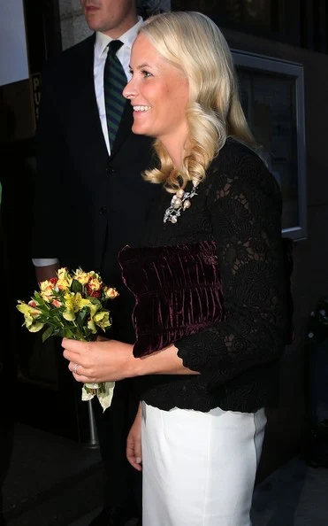 Crown Princess Mette-Marit attended the Norwegian Seamen’s Church in New York with minister Margareth Glad