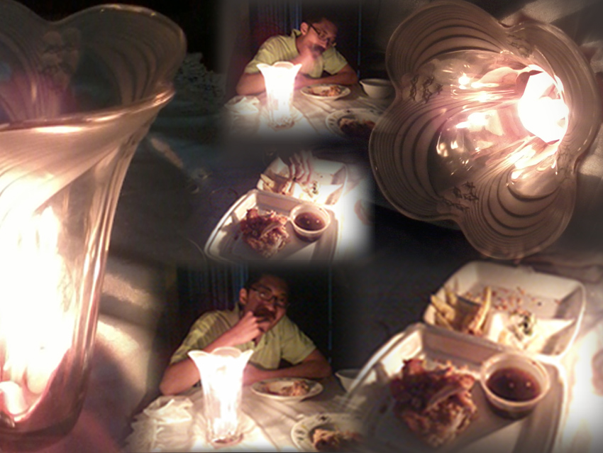 Tinta Sanubari Candle light dinner at home.