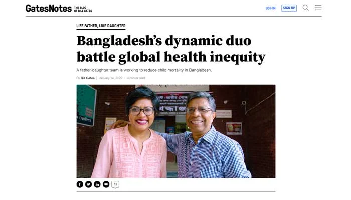 That is the inspiration of two Bangladeshi Bill Gates! 