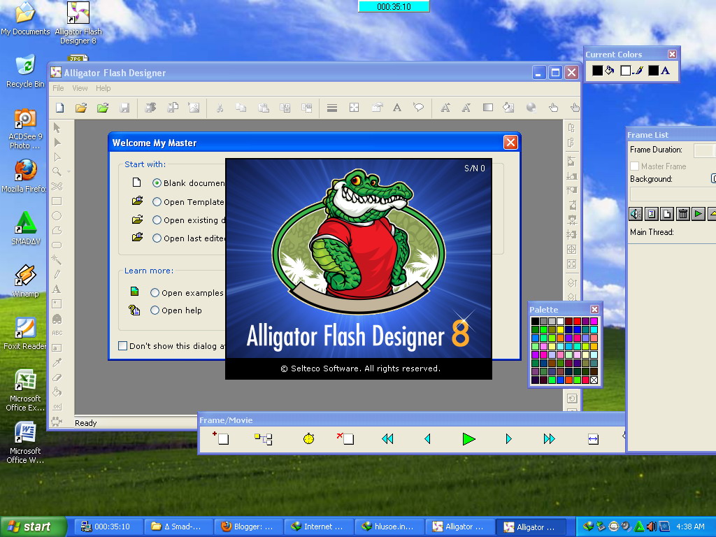 4 alligator flash designer 8 0 18