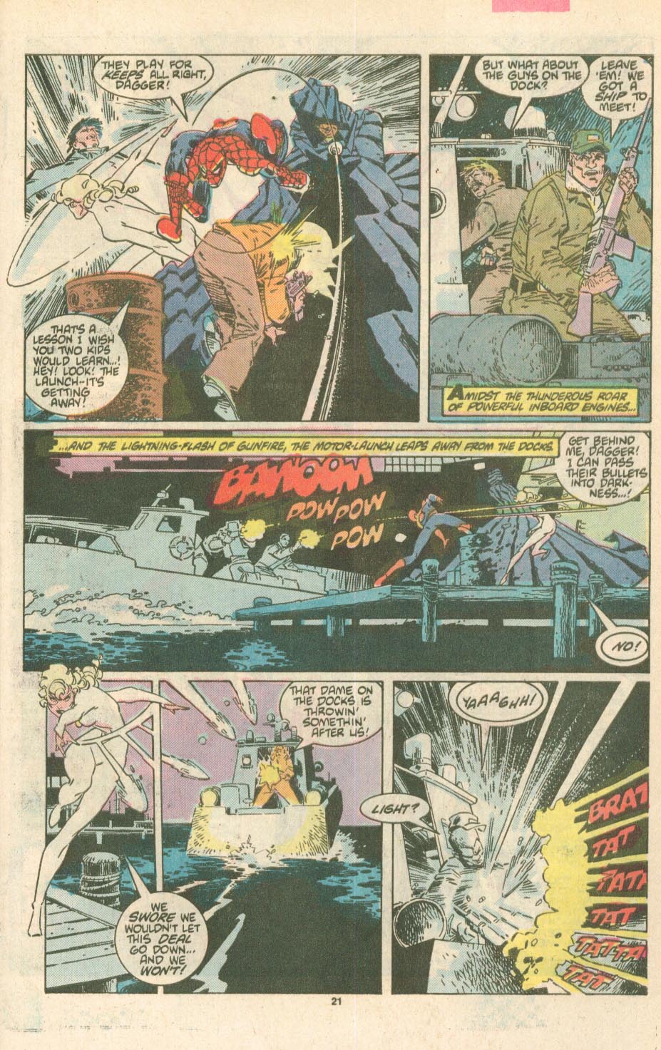 Read online Cloak and Dagger (1985) comic -  Issue #3 - 22