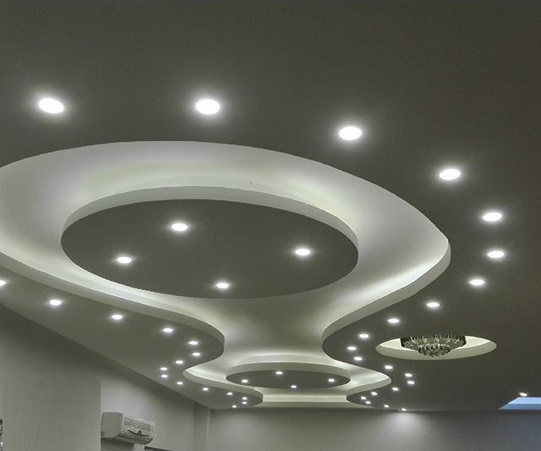 Top 100 Gypsum Board False Ceiling Designs For Living Room Hall