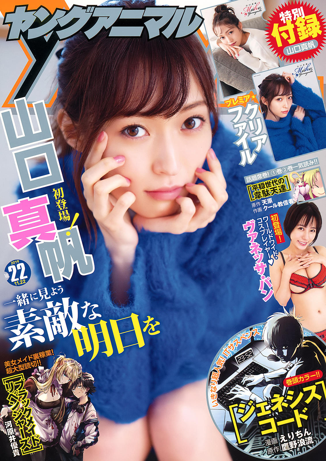 Maho Yamaguchi 山口真帆, Young Animal 2019 No.22 (ヤングアニマル 2019年22号)