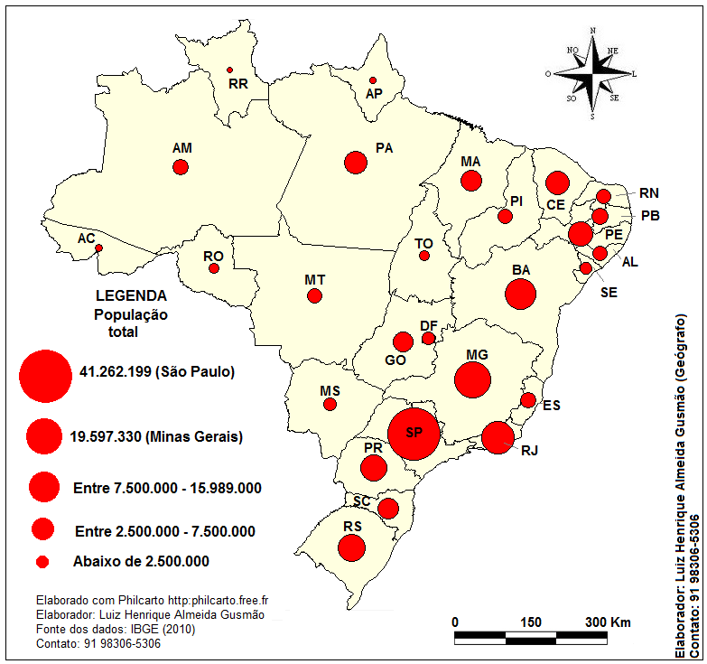 geografia e cartografia digital brasil cartografia da população com