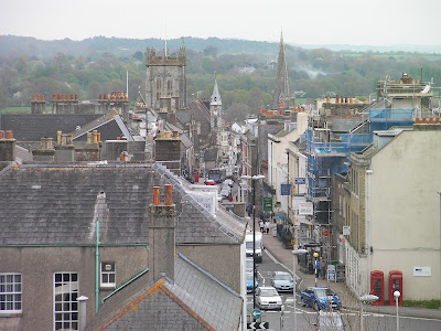 view of dorchester from castle museum roof