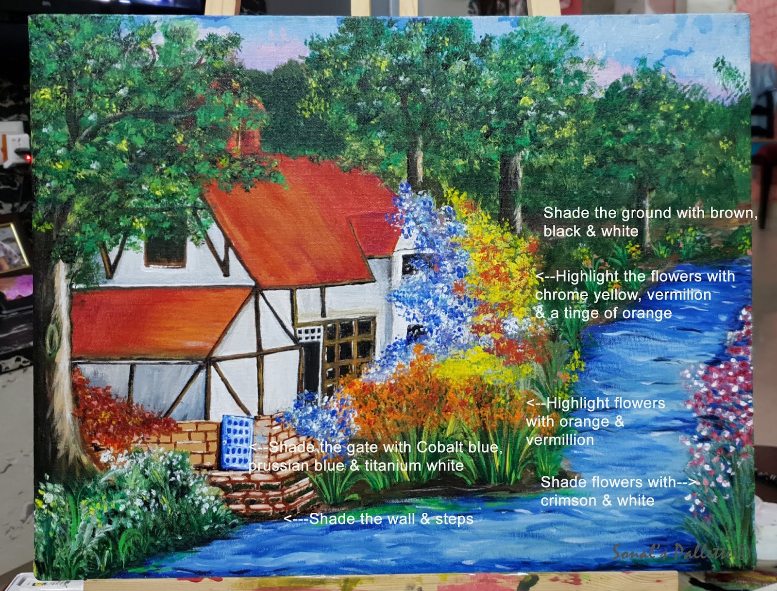 Sonal S Pallette Timeline Of A Painting
