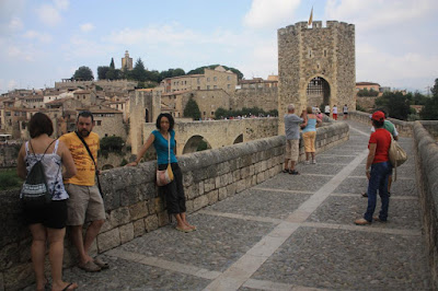 Medieval bridge in Besalú