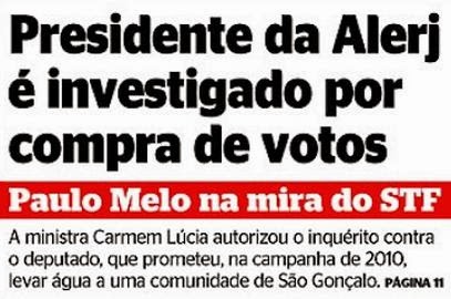 Presidente da Alerj é investigado por compra de votos
