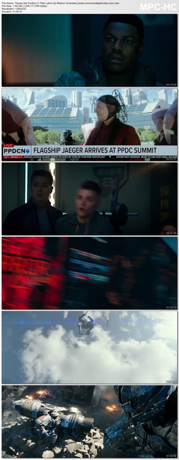Capturas de la película.