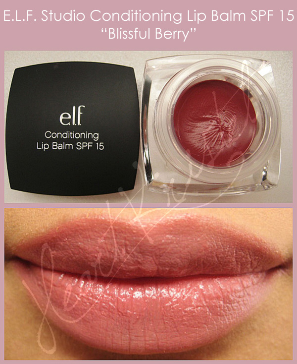HEART ♥ KRiSTEL'S BEAUTY BLOG E.L.F. STUDIO CONDITIONING LIP BALM SPF