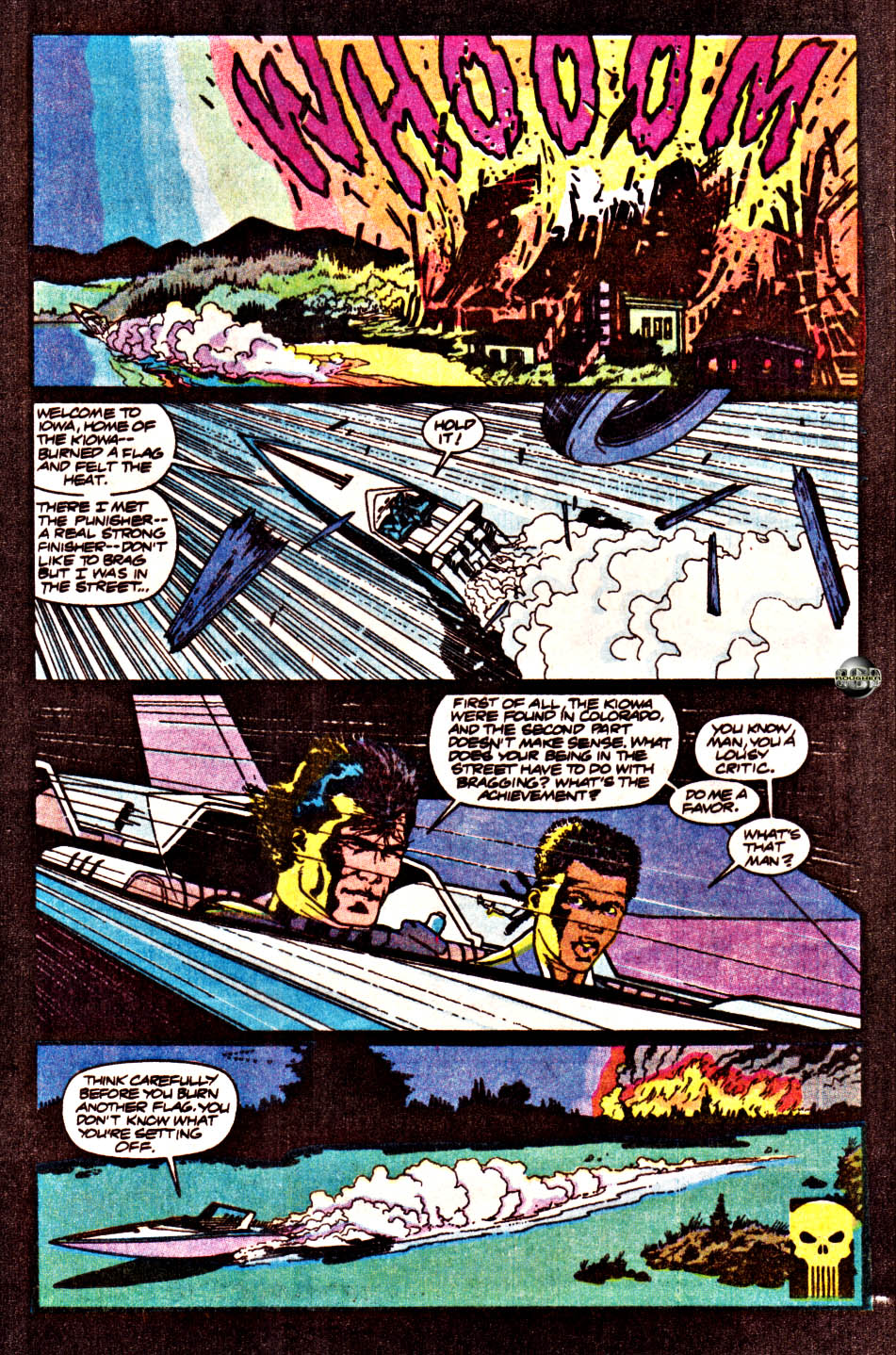 Read online The Punisher (1987) comic -  Issue #44 - Flag Burner - 23