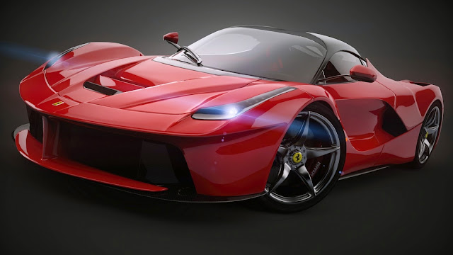 Fondo Ferrari LaFerrari Rojo
