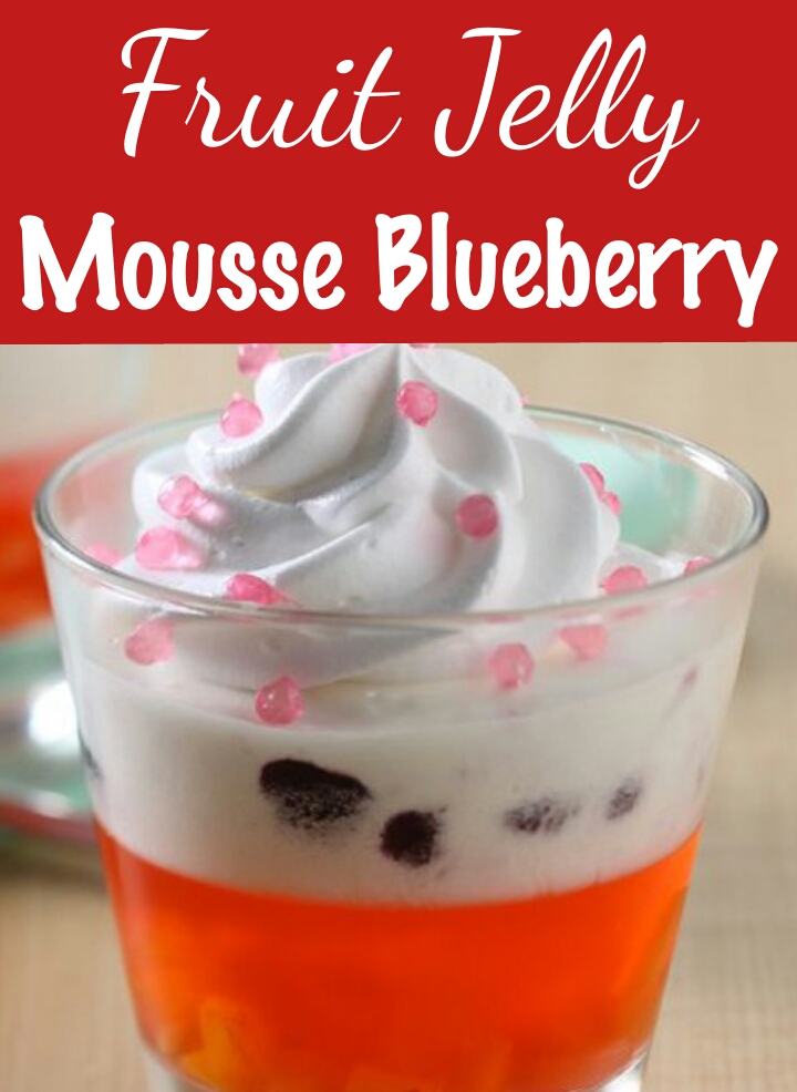 Sweetness of Fruit Jelly Mousse Blueberry BEAN GIRRAS