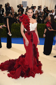 Ashley Graham at The Met Gala 2017 in a design by H&M