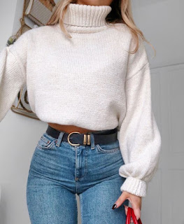oversized white sweater outfit