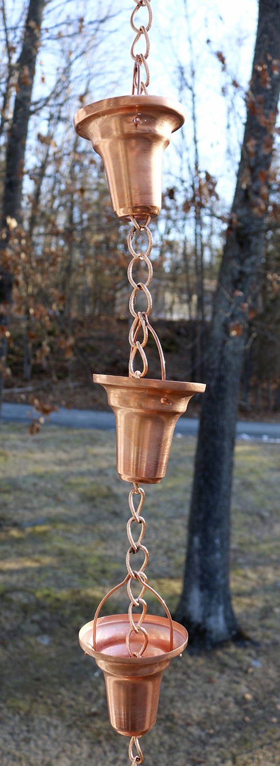The Minister's Wife Beautiful Copper Rain Chain From Marragon
