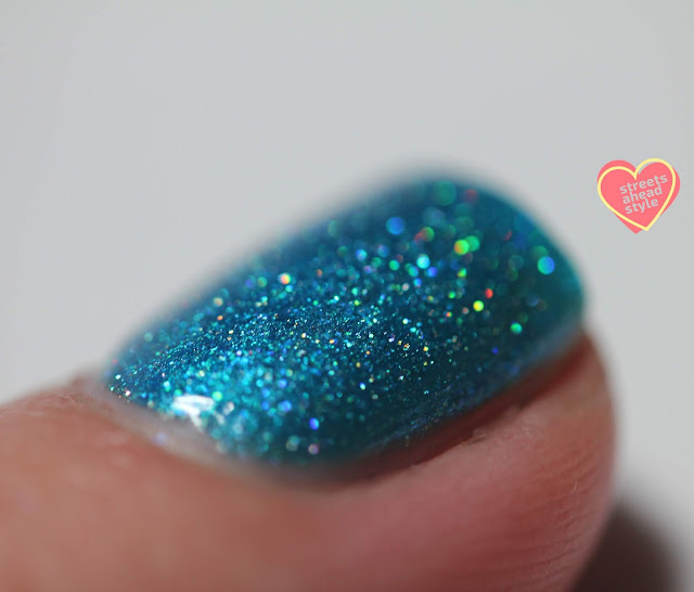 Girly Bits Cyan-tifically Proven swatch by Streets Ahead Style