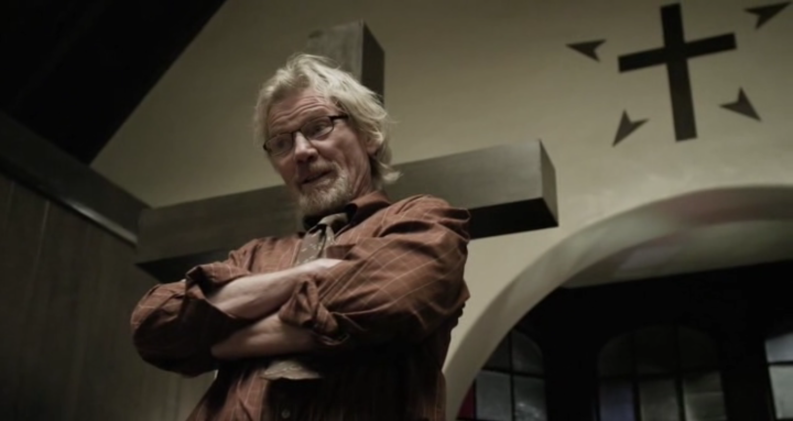 красный штат (2011). красный штат фильм 2011. постер к фильму с девушкой. джон гудман красный штат. Red state.