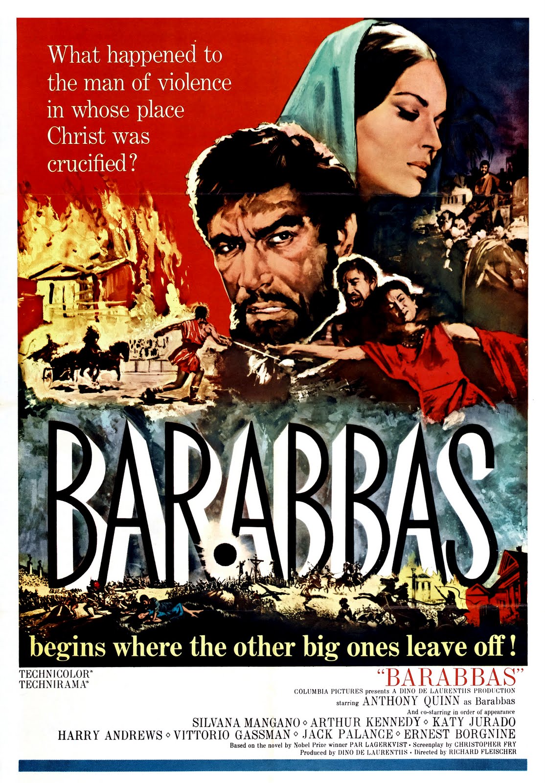 MOVIE POSTERS: BARABBAS (1961)