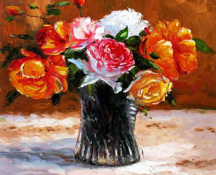Marchella Piery Palette Knife painting.