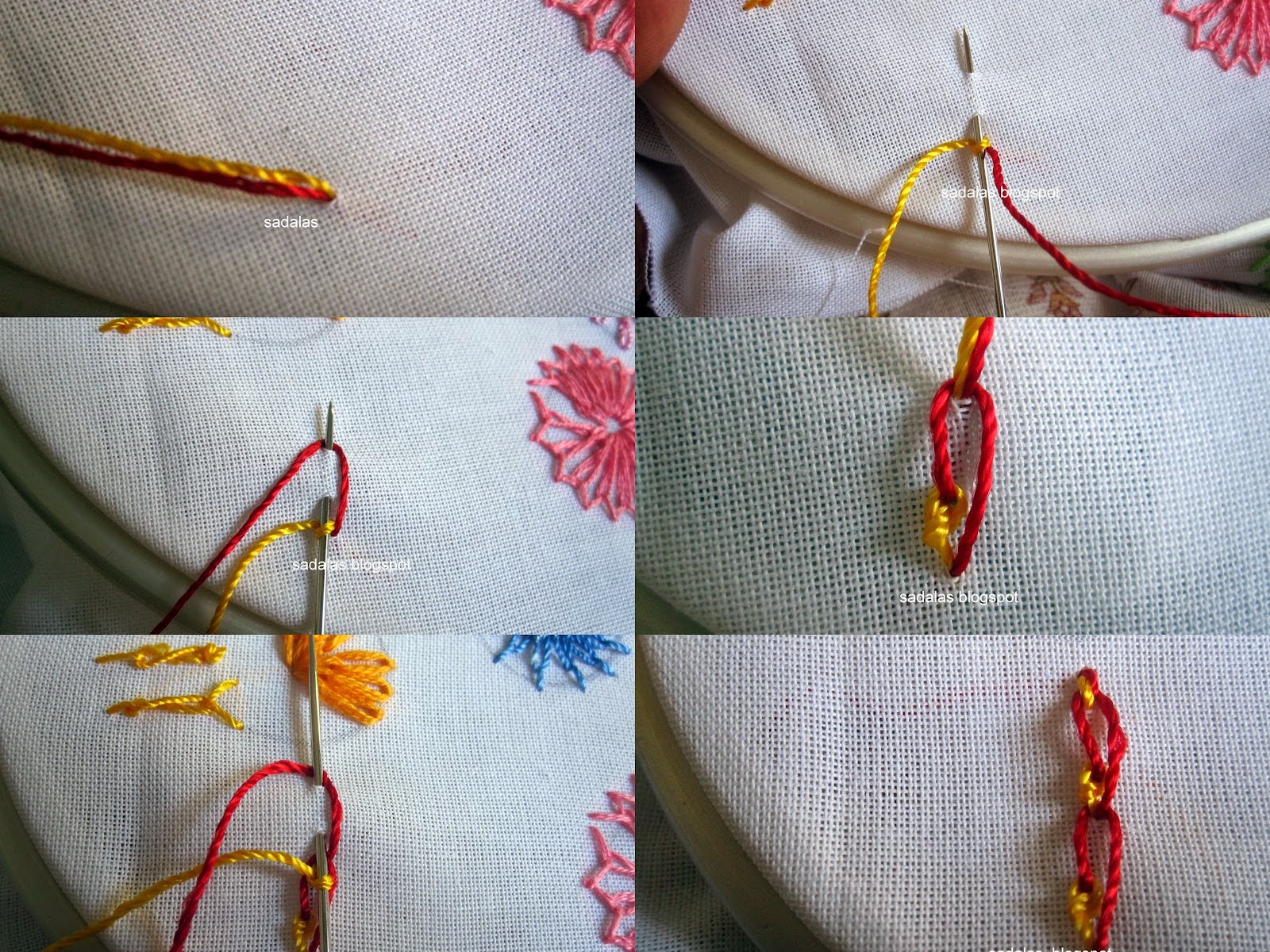 Sadala's Embroidery Cable Chain Stitch