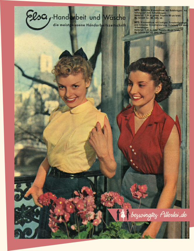 50er Jahre, 1952, Modezeitschrift, Wiener Strickmode
