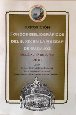 Fondos Bibliográficos del siglo XIX de la RSEEAP de Badajoz Exposición fondos Bibliográficos del siglo XIX de La Económica de Badajoz